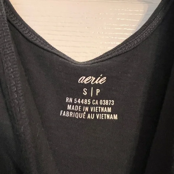 aerie Black Sleeveless Jumpsuit - Picture 7 of 8